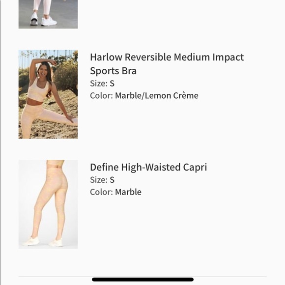 Fabletics Reversible Medium Impact Sports Bra - Picture 7 of 8